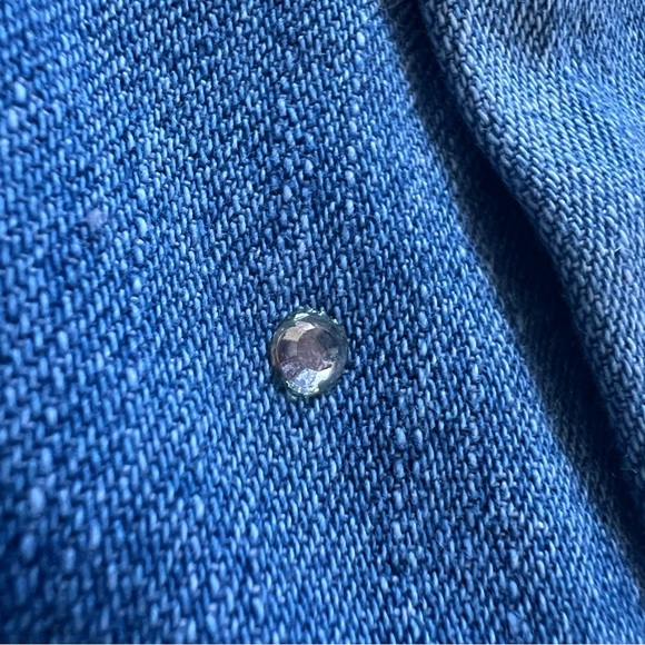 NWT Quacker Factory Rhinestone Embellished Lined Denim Jean Jacket size 2X - Picture 5 of 8